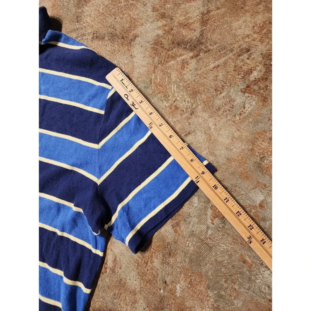 Vintage Polo‎ Ralph Lauren Striped Short Sleeve Shirt Sz XL **